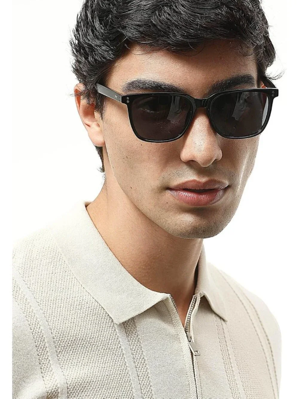 Classic Retro Square Polarized Sunglasses for Men - UV400 Protection Driving